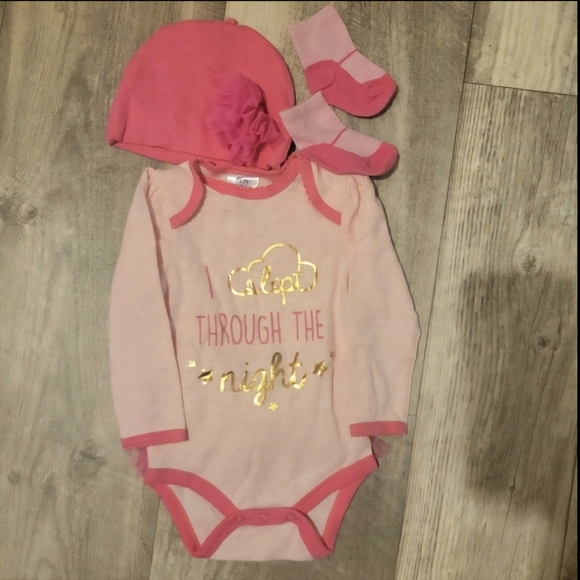 "I Slept Through..."Baby Set - Picture 1 of 3